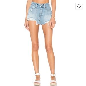 Lovers + Friends Jack Hi Rise Denim Shorts